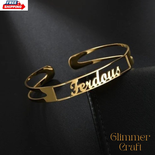 Name Customized Bangle In Beautiful Design